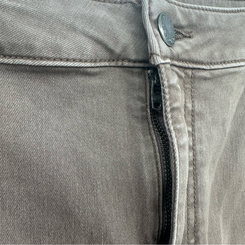 Free People Taupe Wide Leg Flare Jeans - Picture 9 of 16